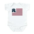 thumbnail image 1 of CafePress - GOP Flag Infant Bodysuit - Baby Light Bodysuit, Size Newborn - 24 Months, 1 of 4