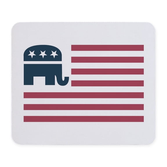 CafePress - GOP Flag Mousepad - Non-slip Rubber Mousepad, Gaming Mouse Pad
