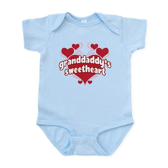 CafePress - GRANDDADDY's SWEETHEART Infant Bodysuit - Baby Light Bodysuit, Size Newborn - 24 Months