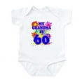 thumbnail image 1 of CafePress - GRANDMA 60 Infant Bodysuit - Baby Light Bodysuit, Size Newborn - 24 Months, 1 of 4