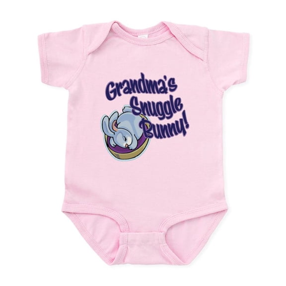 CafePress - GRANDMA's SNUGGLE BUNNY! Infant Bodysuit - Baby Light Bodysuit, Size Newborn - 24 Months