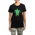 thumbnail image 1 of CafePress - GREEN SEA TURTLE Pajamas - Women's Short Sleeve Print T-Shirt and Pants Dark Cotton Pajama Set, 1 of 7