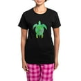 thumbnail image 1 of CafePress - GREEN SEA TURTLE Pajamas - Women's Short Sleeve Print T-Shirt and Pants Dark Cotton Pajama Set, 1 of 7