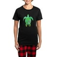 thumbnail image 1 of CafePress - GREEN SEA TURTLE Pajamas - Women's Short Sleeve Print T-Shirt and Pants Dark Cotton Pajama Set, 1 of 7