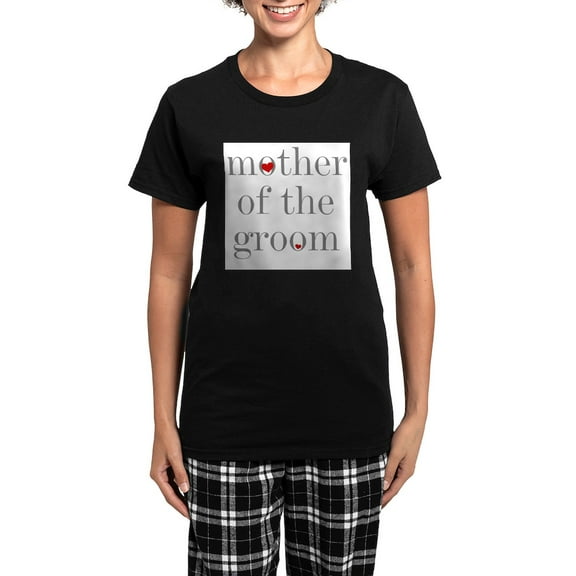 CafePress - GREYMOTHERGROM Women's Dark Pajamas - Women's Short Sleeve Print T-Shirt and Pants Dark Cotton Pajama Set