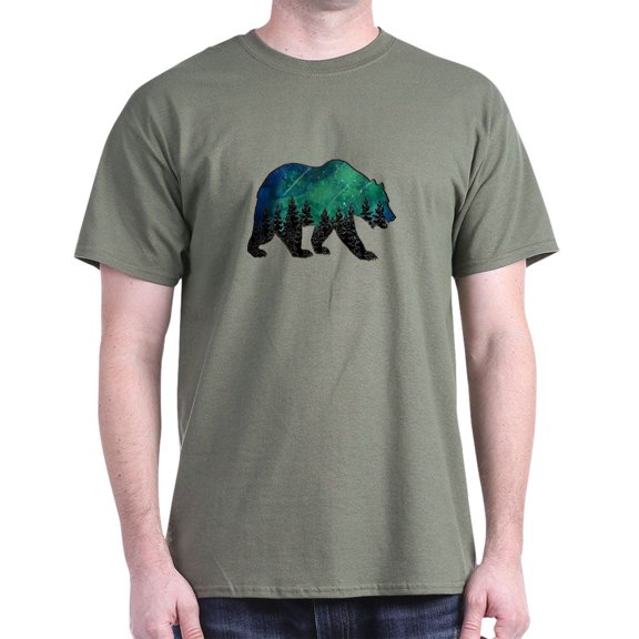 CafePress - GRIZZLY AURORA Men's Value T Shirt - Men's Classic Graphic Cotton T-Shirt