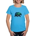 thumbnail image 1 of CafePress - GRIZZLY AURORA T Shirt - Women's Traditional Fit Dark T-Shirt, 1 of 4
