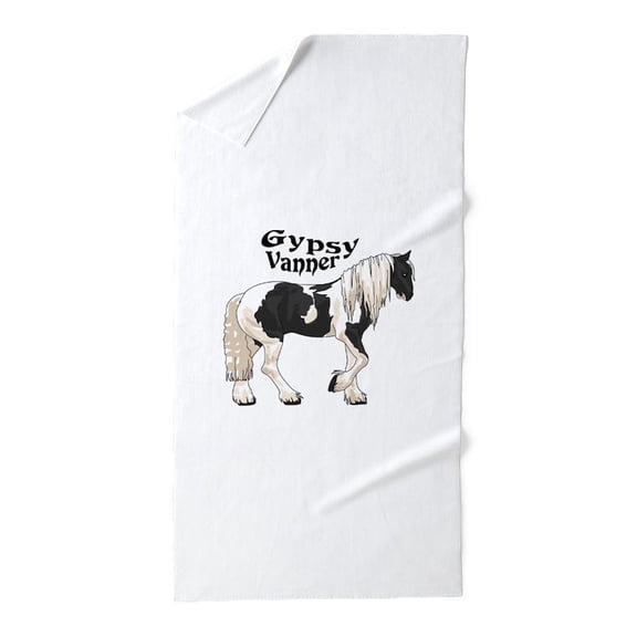 CafePress - GYPSY VANNER - Large Beach Towel, Soft 30"x60" Towel with Unique Design