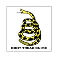thumbnail image 1 of CafePress - Gadsden Dont Tread On Me Square Sticker 3&Quot; X - Square Sticker 3" x 3", 1 of 1