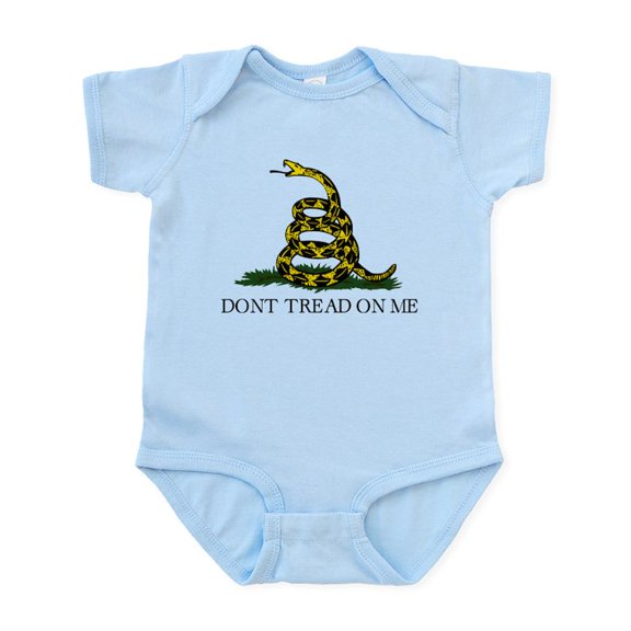 CafePress - Gadsden Flag Infant Bodysuit - Baby Light Bodysuit, Size Newborn - 24 Months