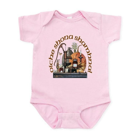 CafePress - Gaelic Vintage Halloween Infant Bodysuit - Baby Light Bodysuit, Size Newborn - 24 Months