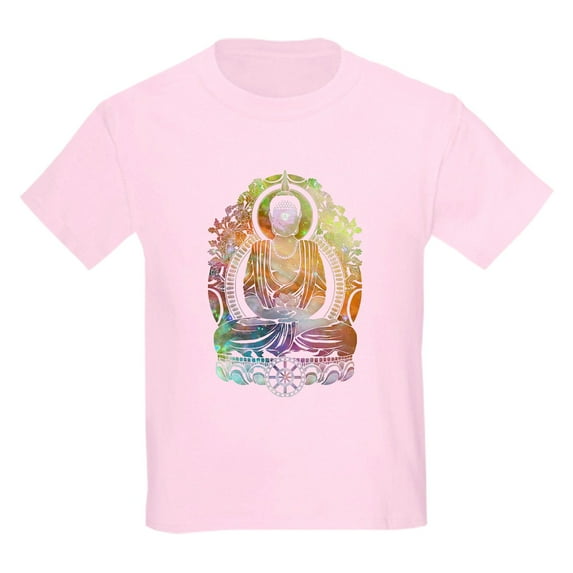 CafePress - Galactic Buddha T Shirt - Light T-Shirt Kids XS-XL