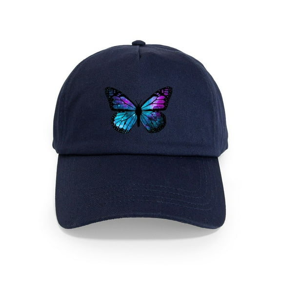 CafePress - Galactic Butterfly - Adjustable 100% Brushed Unisex Casual Cotton Baseball Cap, Beige, 1