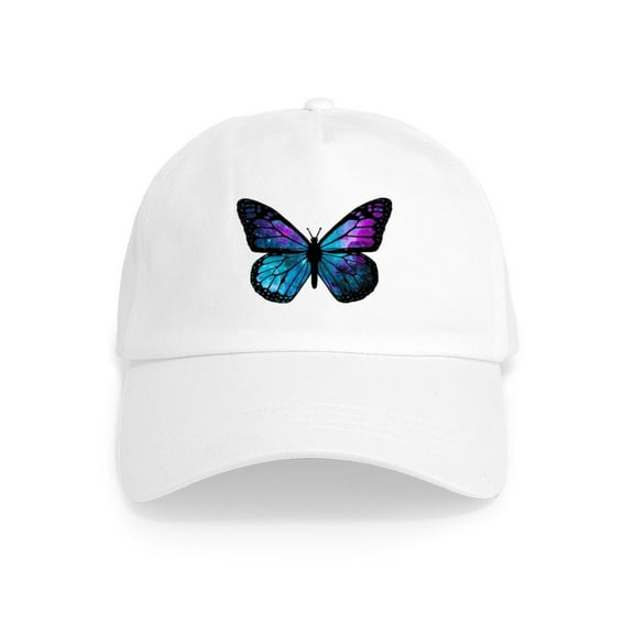 CafePress - Galactic Butterfly - Adjustable 100% Brushed Unisex Casual Cotton Baseball Cap, Beige, 1