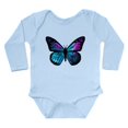 thumbnail image 1 of CafePress - Galactic Butterfly Body Suit - Long Sleeve Cotton Baby Bodysuit, 1 of 4