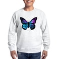 thumbnail image 1 of CafePress - Galactic Butterfly Sweatshirt - Crew Neck Sweatshirt, 1 of 5