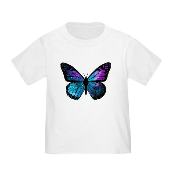 CafePress - Galactic Butterfly T Shirt - Cute Toddler T-Shirt, 100% Cotton
