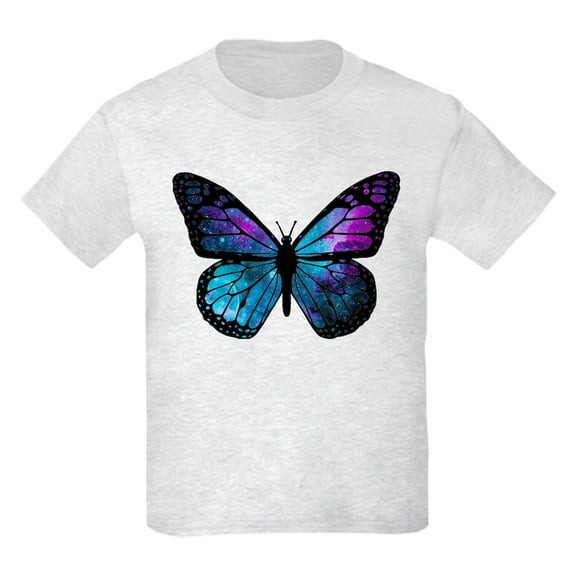 CafePress - Galactic Butterfly T Shirt - Light Classic Kids Graphic, Short Sleeve T-Shirt, Sizes XS-XL