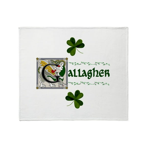 CafePress - Gallagher Celtic Dragon Throw Blanket - Soft Fleece Throw Blanket, 50"x60" for All Ages