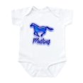thumbnail image 1 of CafePress - Galloping Blue Mustang Infant Bodysuit - Baby Light Bodysuit, Size Newborn - 24 Months, 1 of 4