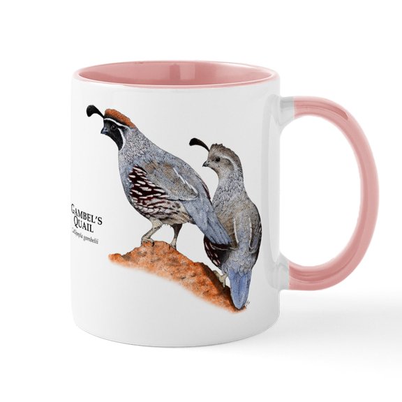 CafePress - Gambel's Quail Mug - 11 oz Ceramic Mug - Novelty Coffee Tea Cup