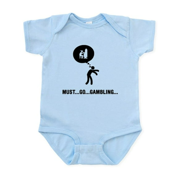 CafePress - Gambling Infant Bodysuit - Baby Light Bodysuit, Size Newborn - 24 Months