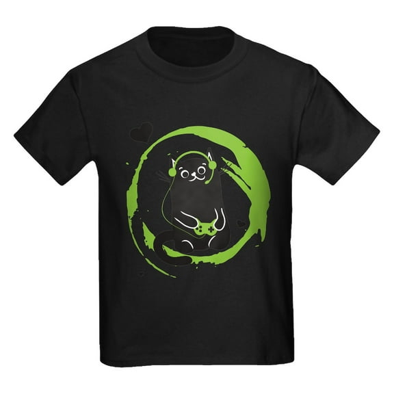 CafePress - Gamer Ca T Shirt - Dark T-Shirt Kids XS-XL