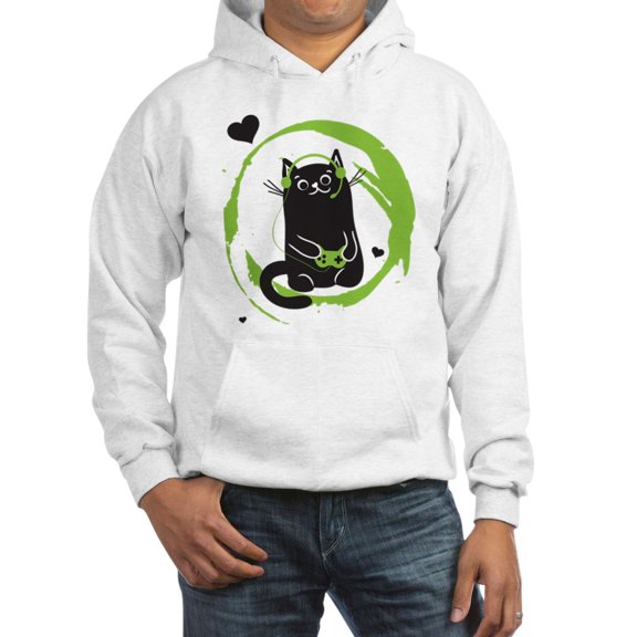 CafePress - Gamer Cat Hooded Sweatshirt - Pullover Hoodie, Hooded Sweatshirt