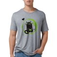 thumbnail image 1 of CafePress - Gamer Cat Men's Deluxe T Shirt - Mens Tri-blend T-Shirt, 1 of 1