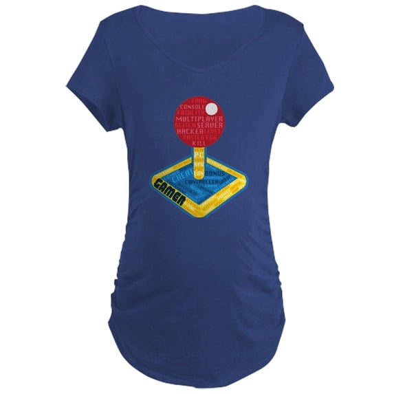 CafePress - Gamer Joystick Maternity Dark T Shirt - Maternity Dark T-Shirt
