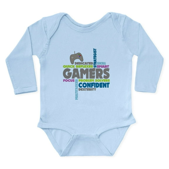 CafePress - Gamers Body Suit - Long Sleeve Cotton Baby Bodysuit
