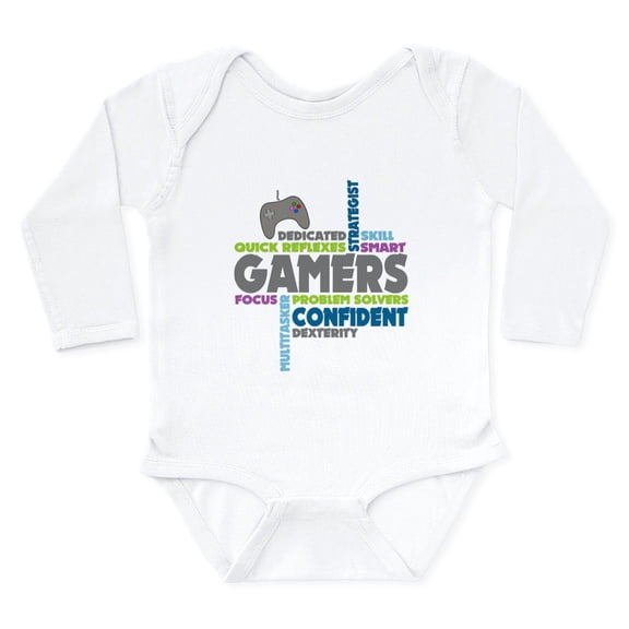 CafePress - Gamers Body Suit - Long Sleeve Cotton Baby Bodysuit
