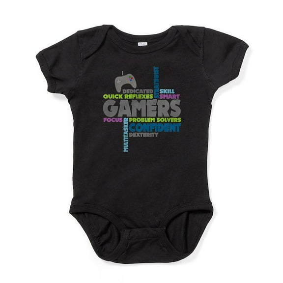 CafePress - Gamers - Cute Infant Bodysuit Baby Romper - Size Newborn - 24 Months