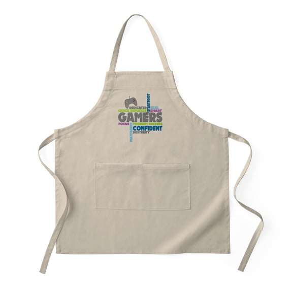 CafePress - Gamers - Kitchen Apron with Pockets, Grilling Apron, Baking Apron