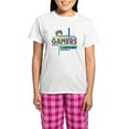 thumbnail image 1 of CafePress - Gamers Pajamas - Women's Short Sleeve Print T-Shirt and Pants Light Cotton Pajama Set, 1 of 7