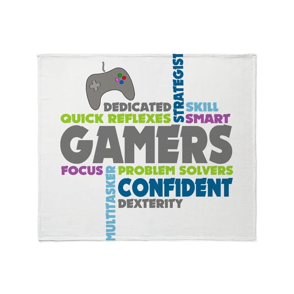 CafePress - Gamers Throw Blanket - Soft Fleece Throw Blanket, 50"x60" for All Ages