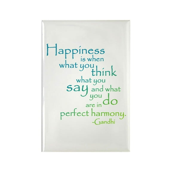 CafePress - Gandhi - Rectangle Magnet, 2"x3" Refrigerator Magnet