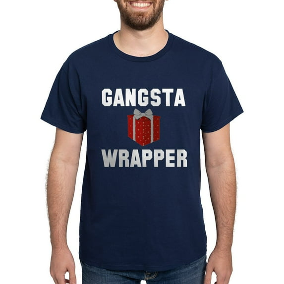 CafePress - Gangsta Wrapper Dark T Shirt - Men's Classic Graphic Cotton T-Shirt