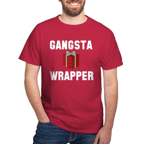 CafePress - Gangsta Wrapper Dark T Shirt - Men's Classic Graphic Cotton T-Shirt
