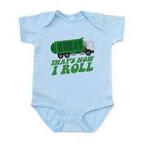 CafePress - Garbage Truck Body Suit - Baby Light Bodysuit, Size Newborn - 24 Months
