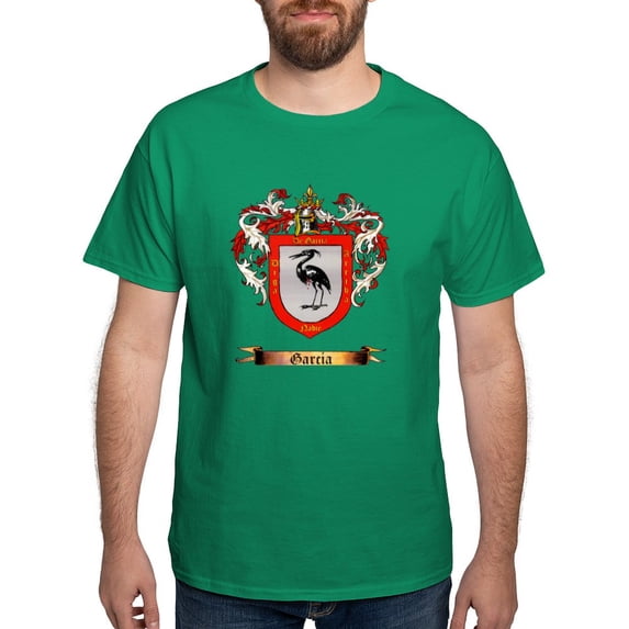 CafePress - Garcia Coat Of Arms Dark T Shirt - Men's Classic Graphic Cotton T-Shirt