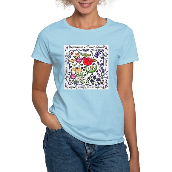 CafePress - Garden Flat T Shirt - Women's Classic T-Shirt