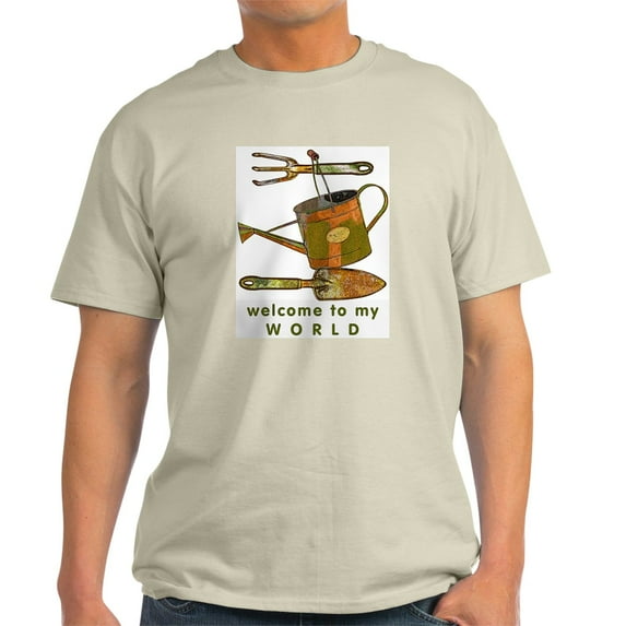 CafePress - Garden Tools Ash Grey T Shirt - Men's Classic Graphic T-Shirt
