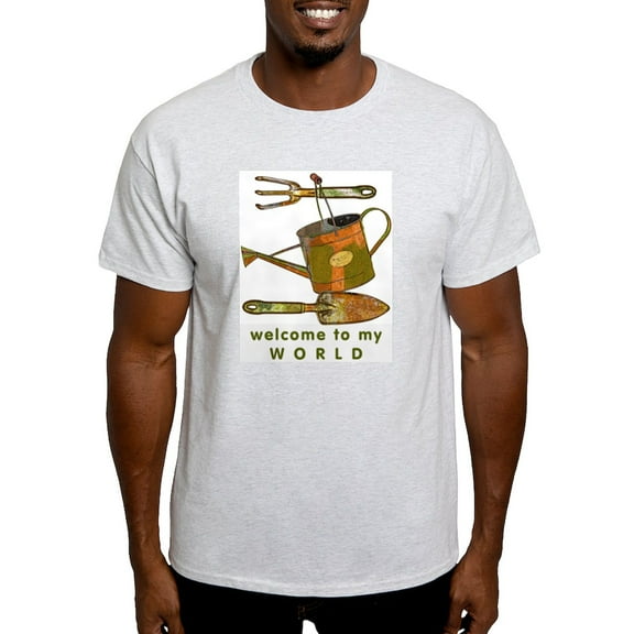 CafePress - Garden Tools Ash Grey T Shirt - Men's Classic Graphic T-Shirt