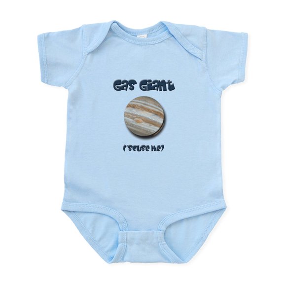 CafePress - Gas Giant Funny Science Infant Bodysuit - Baby Light Bodysuit, Size Newborn - 24 Months