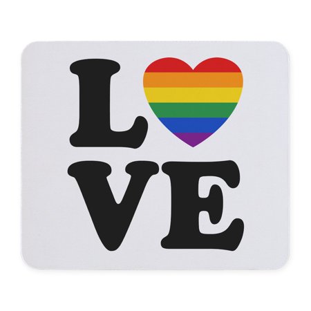 CafePress - Gay Love Mousepad - Non-slip Rubber Mousepad, Gaming Mouse Pad