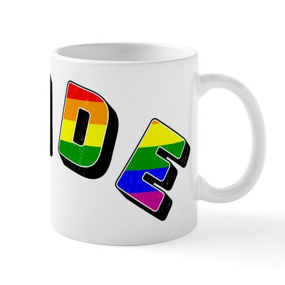 CafePress - Gay Pride - 11 oz Ceramic Mug - Novelty Coffee Tea Cup