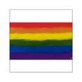thumbnail image 1 of CafePress - Gay Pride Rainbow Art Square Sticker 3 X 3 - Square Sticker 3" x 3", 1 of 1