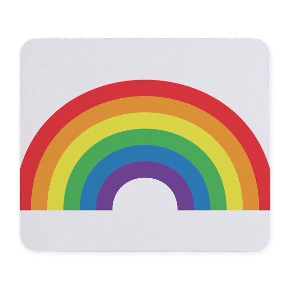 CafePress - Gay Rainbow Mousepad - Non-slip Rubber Mousepad, Gaming Mouse Pad