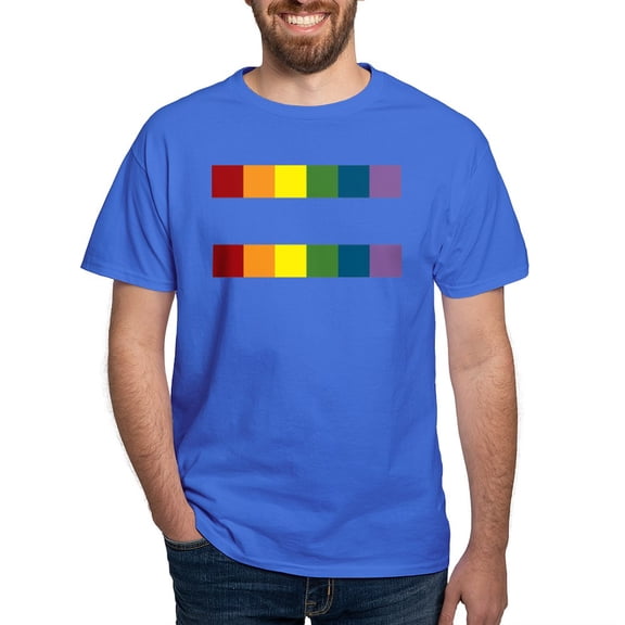 CafePress - Gay Rights Equal Sign T Shirt - Men's Classic Graphic Cotton T-Shirt